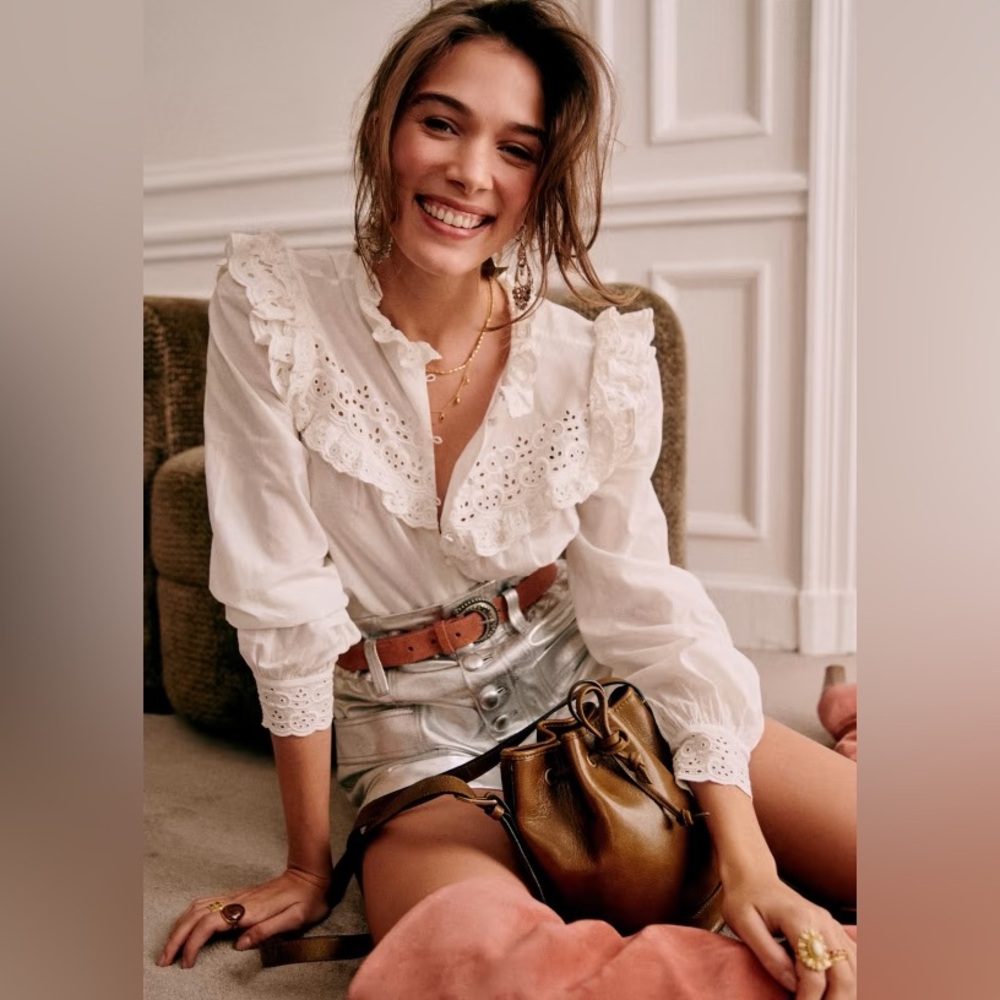 NWOT Sezane Chemise Celina